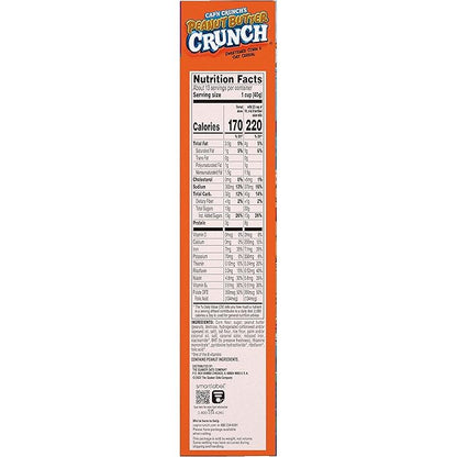 Cap'n Crunch Cereal, Peanut Butter, 18.8oz Box, Packaging May Vary