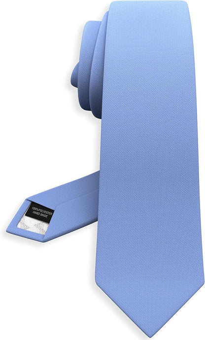 Men's Oxford Matt Neckties Solid Color for Adults Tuxedo Classic Design, by Bow Tie Hosue