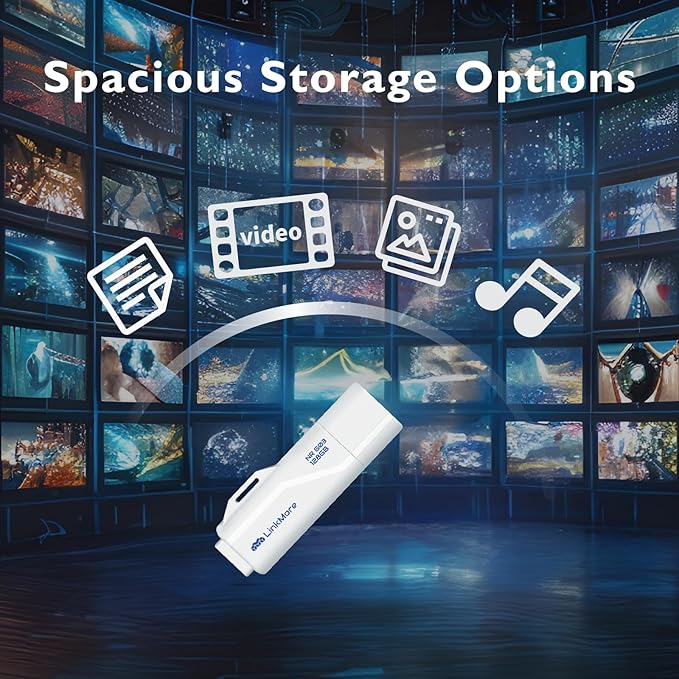 LinkMore NR G03 128GB USB 3.2 Gen2 Flash Drive, Read Speed up to 100MB/s