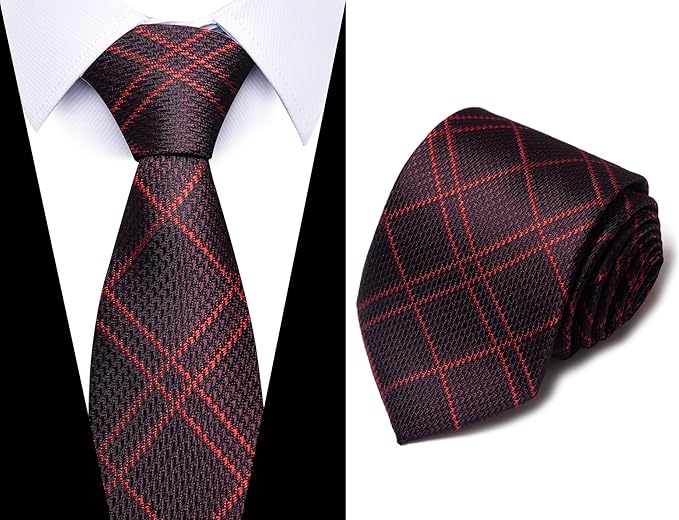Tie For Men Necktie Woven Jacquard Neck Ties Set 6 PCS