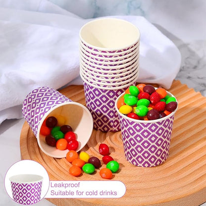 Yeaqee 1000 Pack Multicolor 5 oz Small Paper Cups Bulk 5 oz Colorful Disposable Cups Hot/cold Drinking for Bathroom,travel, Parties and Events, BBQs, Dessert,10 Colors