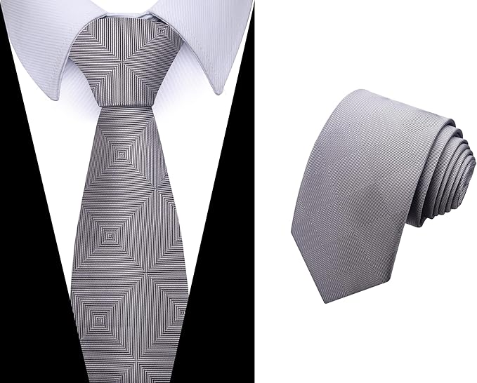 Tie For Men Necktie Woven Jacquard Neck Ties Set 6 PCS
