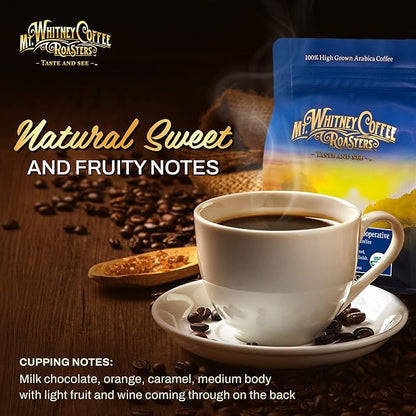 Mt. Whitney Guatemala Adiesto Cooperative Organic, Low Acid Coffee - Ground Coffee (Ground, 12oz)