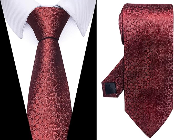 Tie For Men Necktie Woven Jacquard Neck Ties Set 6 PCS