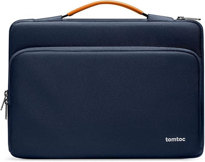 tomtoc 360 Protective Laptop Carrying Case for 16-inch New MacBook Pro M3/M2/M1 Pro/Max A2991 A2780 A2485 2023-2019, Water-Resistant Laptop Bag Sleeve with Accessory Pocket for The New Razer Blade 15