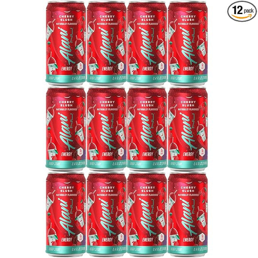 Generic Alani. Nu Mini Energy Drink - Pack Of 12 - Cherry Slush Flavor - 8.4 Fl OZ Can - By The Munchie Mix
