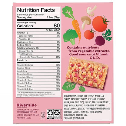 MadeGood Crispy Squares, Strawberry (36 Count) Gluten Free Snacks