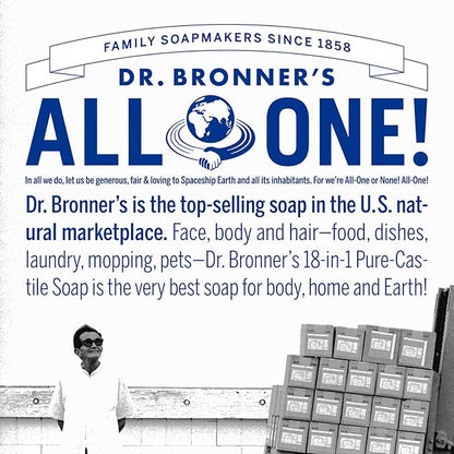 Dr. Bronner's Magic Soap-Pure-Castile Liquid Refill (Lavender, 32 ounce, 2-Pack) - Made with Regenerative Organic Certified Oils, For Body, Hair, Laundry, Pets & Dishes, Concentrated, Vegan, Non-GMO