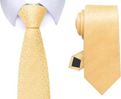 Tie For Men Necktie Woven Jacquard Neck Ties Set 6 PCS