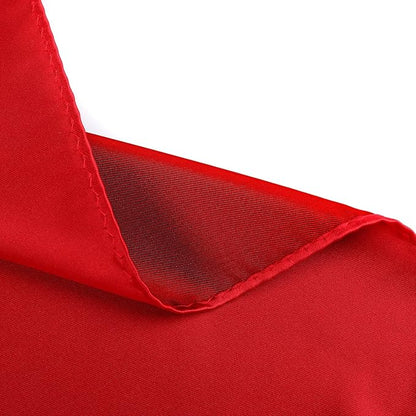 Mens Solid Satin Mens Tie With Hanky,Handmade Neckties For Men