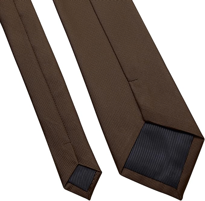 DecTwig Men's Ties Solid Color Formal Neckties 3.15" (8CM) Black Ties For Men