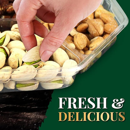 Nuts gift Basket - With a Variety of Freshly Roasted Nuts - Beautifully Packaged Gift Baskets for Men, Sympathy Basket.