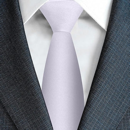 Men's Ties Solid Pure Color 3.15" (8CM) Necktie Plain Formal Business Wedding Black Ties For Men