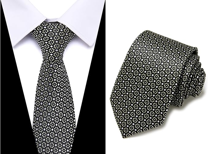 Tie For Men Necktie Woven Jacquard Neck Ties Set 6 PCS