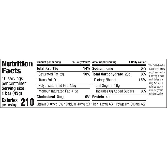 Larabar Cocoa Coconut Chew, Gluten Free Vegan Fruit & Nut Bars, 16 ct