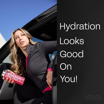 Vaya - Sugar Free Electrolyte Powder Packets – Give Your Body Instant Hydration - with Fasting Electrolytes (24 Pack, Raspberry, Grape, Lemon Lime, Watermelon)