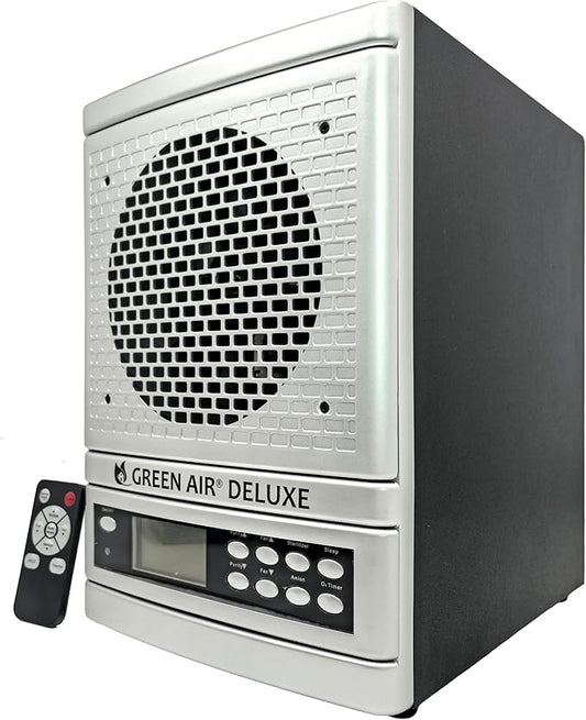 Green Air Deluxe 2 Plate HEPA and Odor Fighting Filter Air Purifier Ozone Generator