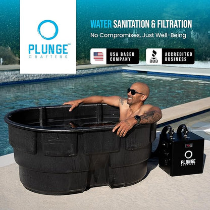 Cold Plunge Water Filter Cartridges, 20 Micron Sediment Filter Replacements, Universal 2.5” x 5” Fit for Cold Plunge Chillers, Ice Baths, Under Sink & Whole House Water Filter Systems, 6-Pack