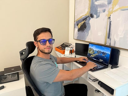99.9% Blue Light Blocking Glasses For Men Women Anti-Fatigue Computer Gaming Sleep Glasses Reduce Eye Strain
