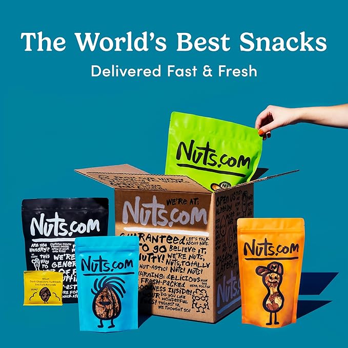Nuts.com Nuts Assortment Tray – Mixed Nut Sampler Box for Fall, Thanksgiving and Festive Gifts – 2 lb Care Package Includes a Heart Healthy Variety of Cashews, Pecans, Pistachios & More