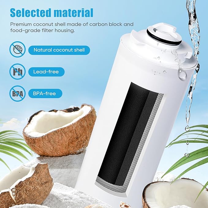 51300C Replacement (12 Packs-No Chip),Compatible with EzH2O Filter Replacement Bottle Station High Capacity 3000 Gallon,Replacement EWF3000 for 51300/C ERF750, 51299C, 55898C (12)