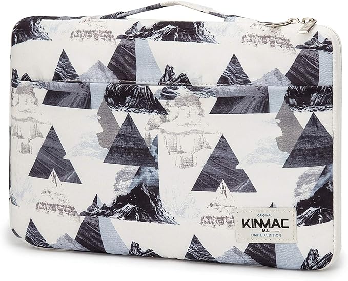 Kinmac 360° Heavy Duty Protective Laptop Sleeve Case Bag Cover with Handle for MacBook Air 13 inch,iPad Pro 13 inch and 13.3 inch HP,Dell,Lenovo,Asus,Acer Laptop (Mountain)