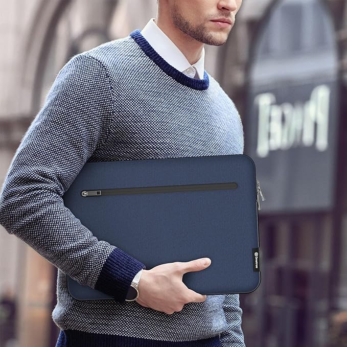 Smatree SlimPro Laptop Sleeve Case for 15.6 inch Acer Nitro 5, for 15.6 inch Aspire 7 Laptop-A715-42G-R8BG/A715-43G-R5M8, Case with Accessory Pocket, Patented Super-Corner Design, Blue (S601B)