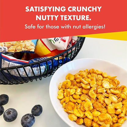 Snack Festive Sea Salt Chickpea Garbanzo Beans, 12 Packs of 1 oz Crunchy Protein Balanced Macro Vegan Snack, Alternative Popcorn Granola Substitute, Nut-Free Multipack Non-GMO Soy-Free