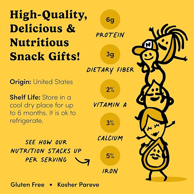 Nuts.com Nuts Assortment Tray – Mixed Nut Sampler Box for Fall, Thanksgiving and Festive Gifts – 2 lb Care Package Includes a Heart Healthy Variety of Cashews, Pecans, Pistachios & More