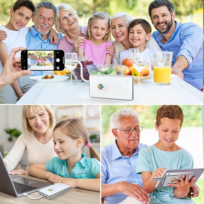 iDiskk 2TB App-le Certified External Hard Drive for iPhone 17 & iPad Android Mobile 2TB iPhone Hard Disk,MacBook and PC, Photo Stick to Backup Photos/Videos,Files for iPhone17/16/15/14