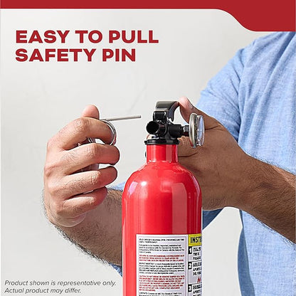 Kidde Basic Fire Extinguisher for Home, Office, Residential, Single-Use, 5BC