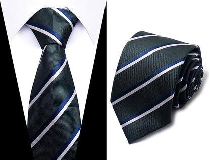 Tie For Men Necktie Woven Jacquard Neck Ties Set 6 PCS
