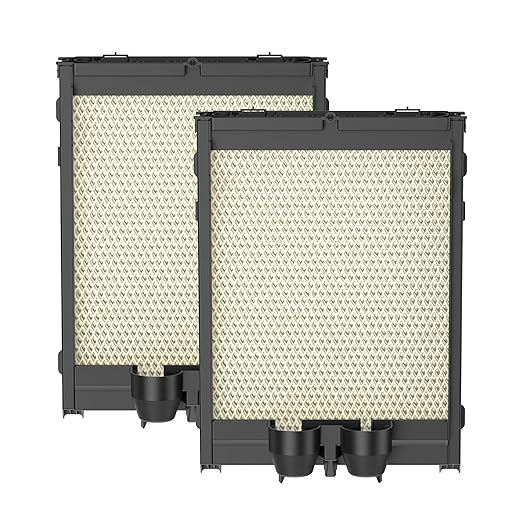AprilAire H445EZ1 Humidifier Filter/Water Panel Assembly Replacement Kit for AprilAire Whole-House Humidifier Models: 400, 400A, 400M (2-pack)