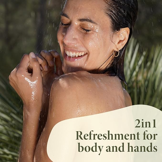 Moisturizing Liquid Hand & Body wash Rosemary Ginger Refill Pack by Jean&Len, silicone and paraben free with natural ingredients, vegan, 50.7 Fl. Oz.