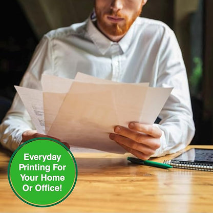 PrintWorks 100% Recycled Printer Paper 8.5" x 11" White - 20 lb Copy & Multipurpose Computer Paper - 6 Packs, 2400 Sheets - Made in the USA - 92 Bright - Printer & Copier Compatible (00018C)