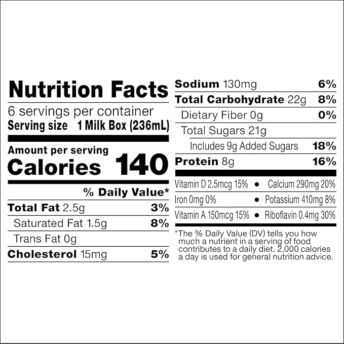 Horizon Organic Shelf Stable 1% Lowfat Vanilla Milk Boxes, 8 fl oz, 6 Count - 8g Protein per Serving, USDA Organic UHT, Ready to Drink for Lunchbox, Travel, or On-the-Go, No Refrigeration Needed