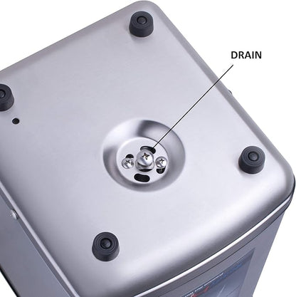 Ready Hot 41-RH-200-F570-BN Instant Hot Water Dispenser System, 2.5 Quarts, Manual Dial Single Lever Hot Water Faucet Brushed Nickel
