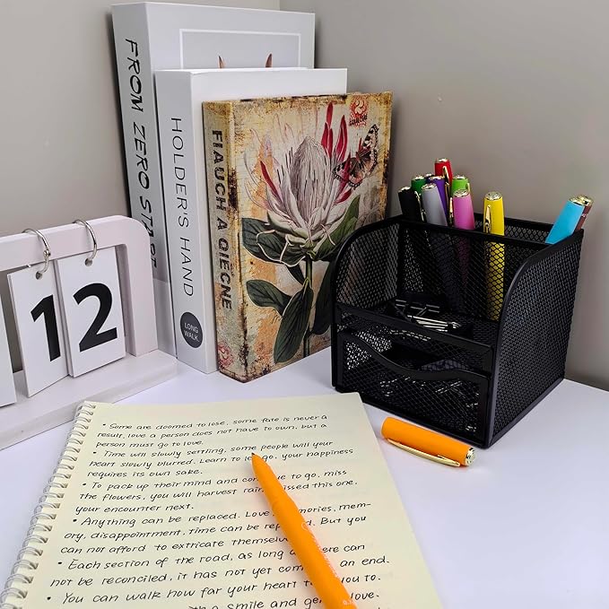 Fengtaiyuan Orange07P18, Orange Ink, FIne Point, 0.7mm, Gel Ink Rollerball Pens - Comfortable Non-Slip Grip, Quick-Drying Ink, 18-Piece Box (Orange07P18)