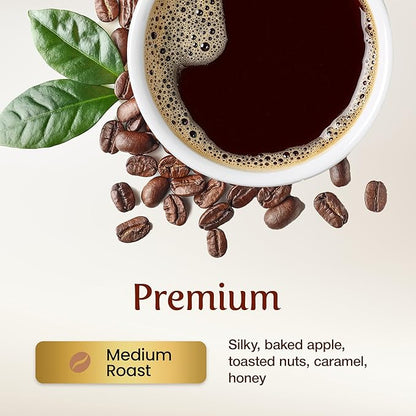 KONA EARTH 100% Kona Premium Coffee, Medium Roast, Whole Bean, 1 lb (16oz) Farm-Direct Authentic Hawaiian Kona Coffee beans from Hawaii’s Big Island, Micro-Batch-Roasted