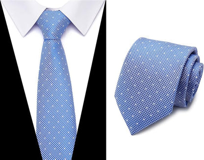 Tie For Men Necktie Woven Jacquard Neck Ties Set 6 PCS