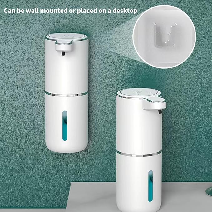 Touchless Hand Soap Foam Dispenser Rechargeable Automatic Foaming Soap Dispenser Automatic Induction Foam Hand Washer