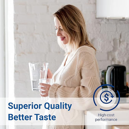 AQUACREST UKF7003 Refrigerator Water Filter, Replacement for Maytag UKF7003, UKF7002AXX, Whirlpool EDR7D1, UKF7003AXX, UKF7002, 7003AXXP, UKF7001AXX, UKF6001AXX, UKF5001, 2 PACK