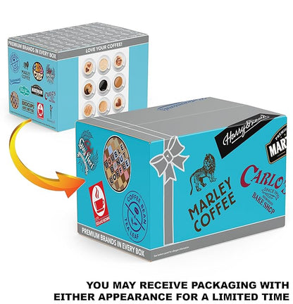 Perfect Samplers Dark Roast Coffee Pod Variety Pack - Pack for Keurig K Cups Coffee Makers, Bold 36 Count