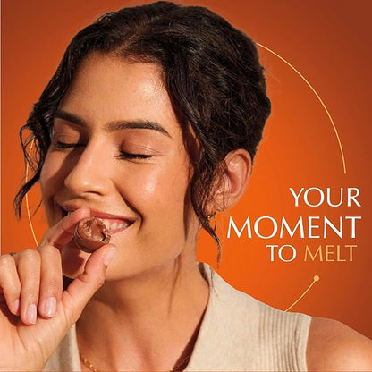 Lindt LINDOR Almond Butter Milk Chocolate Candy Truffles, Milk Chocolate Candy With Almond Butter, 25.4 oz., 60 Count