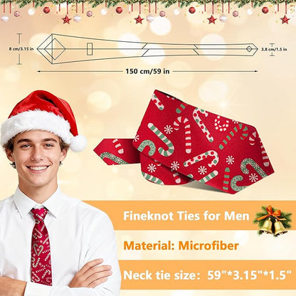 Fineknot Black Ties for Men, Formal Neckties for Men, Solid Color Mens Ties for Business, Wedding, Party, Mens Neck Tie