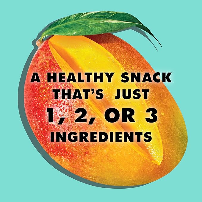 Solely - Organic Mango Fruit Jerky - 12 Individually Wrapped Fruit Strips - Fruit Leather Made from Dried Fruits - Healthy Snacks, Vegan - 0.8oz (23g)