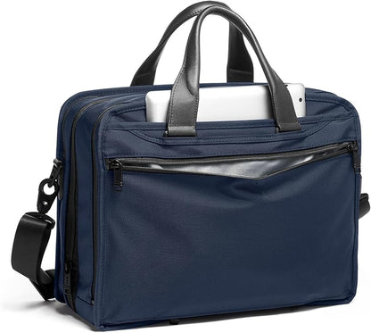 TUMI Alpha Expandable Organizer Laptop Briefcase - 15-Inch Laptop Briefcase Organizer for Men & Women - Travel Laptop Bag