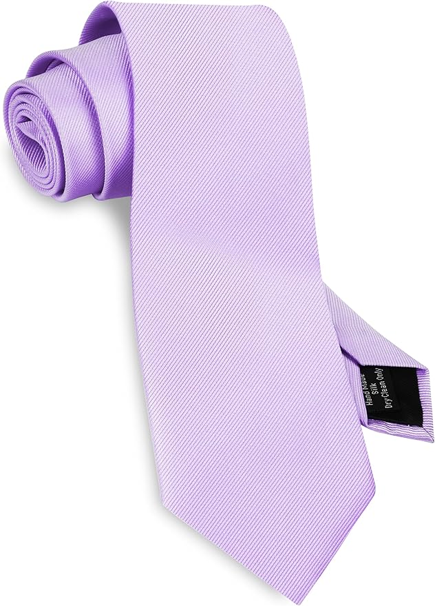 GUSLESON Classic New 3.15"（8cm） Men's Solid Color Necktie Wedding Business Tie + Gift Box