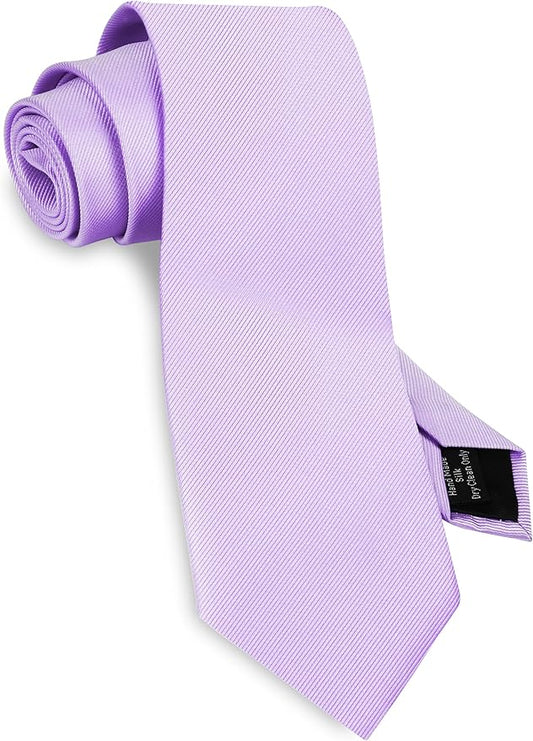 GUSLESON Classic New 3.15"（8cm） Men's Solid Color Necktie Wedding Business Tie + Gift Box