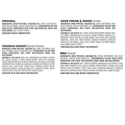 Pringles Potato Crisps Chips, Snack Stacks, Lunch Snacks, Variety Pack (36 Cups)